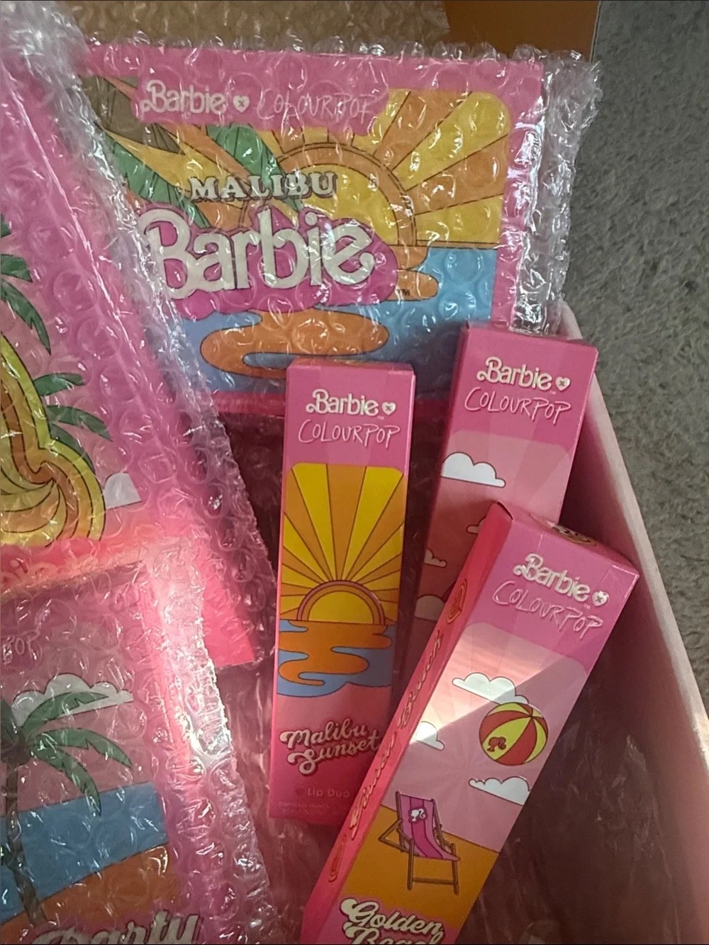 Colourpop x Malibu Barbie Limited Edition Full Collection Set ALL NEW in Box